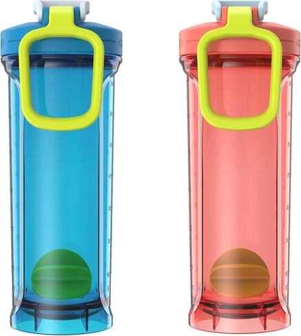 Contigo Shake & Go Fit 2.0 Water Bottle, 28 oz, Salt; Macaroon, 2-Pack in Saudi Arabia