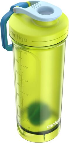 Contigo Shake & Go Fit 2.0 Water Bottle, 28 oz, Salt; Macaroon, 2-Pack in Saudi Arabia