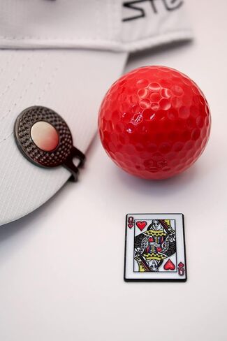 Playing Cards Golf Ball Marker + Magnetic Hat Clip, Unique Golf Gift, Premium Quality, The for Your Favorite Golfer, Golf Accessories for Any Occasions in Saudi Arabia