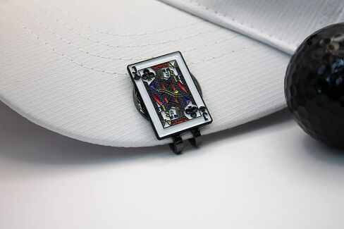 Playing Cards Golf Ball Marker + Magnetic Hat Clip, Unique Golf Gift, Premium Quality, The for Your Favorite Golfer, Golf Accessories for Any Occasions in Saudi Arabia
