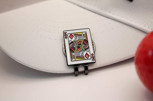 Playing Cards Golf Ball Marker + Magnetic Hat Clip, Unique Golf Gift, Premium Quality, The for Your Favorite Golfer, Golf Accessories for Any Occasions in Saudi Arabia