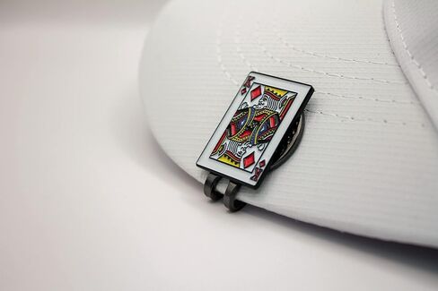 Playing Cards Golf Ball Marker + Magnetic Hat Clip, Unique Golf Gift, Premium Quality, The for Your Favorite Golfer, Golf Accessories for Any Occasions in Saudi Arabia