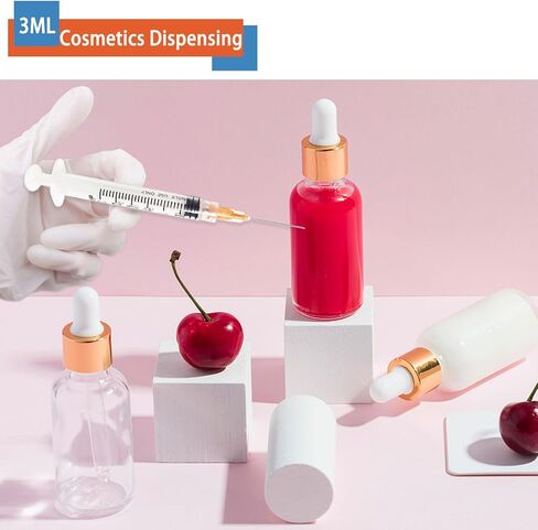 1ml Syringe with Cap,1ml Syringe Without Needle for Liquids,30 Pack Sterile Packaged in Saudi Arabia