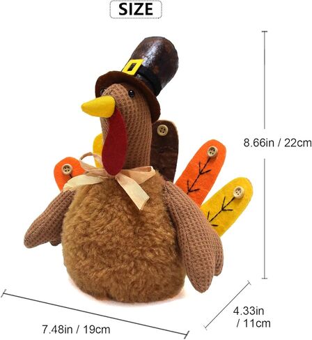لطيف عيد الشكر ديكور تركيا أفخم الحلي اليدوية هدايا gobbler خريف الخريف الحصاد محشوة تركيا دمية مزرعة ديكورات الطاولة الداخلية in Kuwait