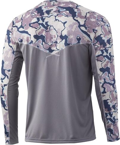 قميص Huk الرجالي Standard Icon X Camo بأكمام طويلة لصيد السمك، Boca Grande، X-Large in Saudi Arabia