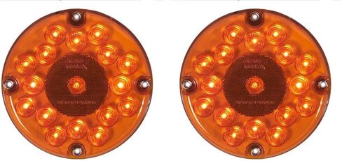 Maxxima M90450 White 7" Round Bus LED Backup Light in Saudi Arabia