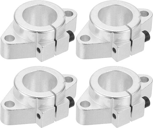 PATIKIL SHF13 Aluminum Linear Motion Rod Rail Clamping Guide Support, 4 Pcs for 13mm Dia Shaft in Saudi Arabia
