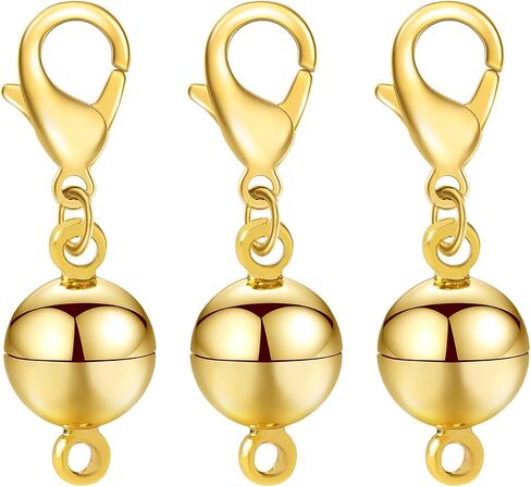 Clysoru Necklace Clasps and Closures Grade A 316 Stainless Steel Lobster Claw Clasp Gold and Silver for Necklaces Bracelet Jewelry Making DIY Craft Made in Italy. in Saudi Arabia
