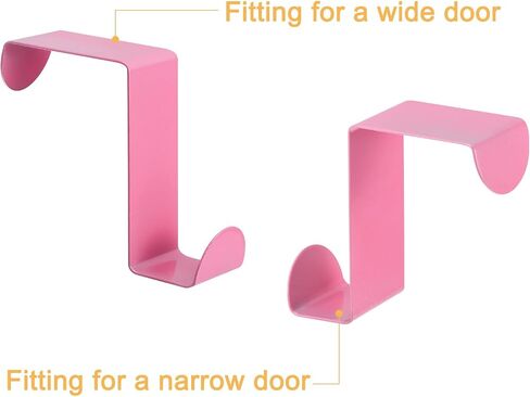 uxcell Over The Door Hooks, 10pcs - Stainless Steel Door Hangers Hooks, S-Shaped Double Hooks for Hanging Clothes, Hats, Towels (Black) in Saudi Arabia