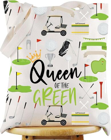 WZMPA Golf Queen Survival Kit Golf Player Gifts Queen of the Green Golf Zipper Bag Golfing Travel Accessories (Queen Green TG) in Saudi Arabia