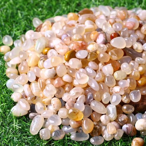 Polished Amethyst Crystals 0.62lb Natural Gemstones Crystal Bulk Tumbled Polished Stones Irregular Rocks Chakra Colorful Crystal Vase Filler Decoration Energy Reiki Beginners Birthday Gifts in Saudi Arabia