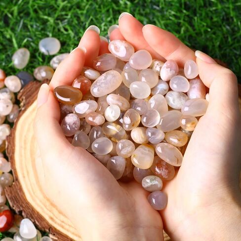 Polished Amethyst Crystals 0.62lb Natural Gemstones Crystal Bulk Tumbled Polished Stones Irregular Rocks Chakra Colorful Crystal Vase Filler Decoration Energy Reiki Beginners Birthday Gifts in Saudi Arabia