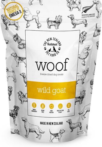 The New Zealand Natural Pet Food Co WOOF Freeze Dried Dog Treats - Lamb Green Tripe, High Protein, Large & Small Dog, Topper or Dog Treat - 1.4 oz in Saudi Arabia