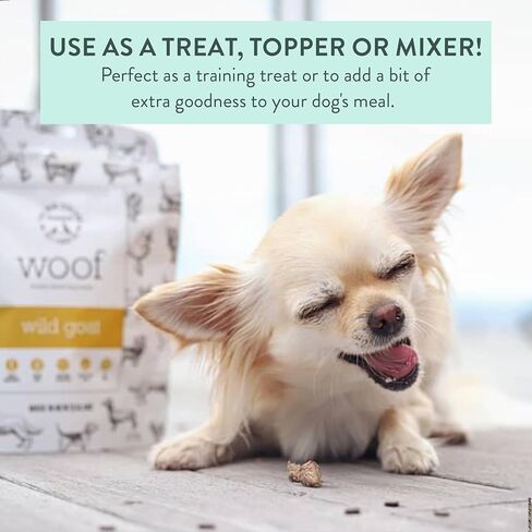 The New Zealand Natural Pet Food Co WOOF Freeze Dried Dog Treats - Lamb Green Tripe, High Protein, Large & Small Dog, Topper or Dog Treat - 1.4 oz in Saudi Arabia