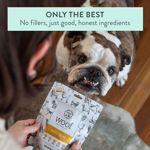 The New Zealand Natural Pet Food Co WOOF Freeze Dried Dog Treats - Lamb Green Tripe, High Protein, Large & Small Dog, Topper or Dog Treat - 1.4 oz in Saudi Arabia