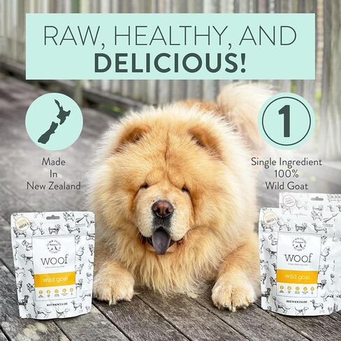 The New Zealand Natural Pet Food Co WOOF Freeze Dried Dog Treats - Lamb Green Tripe, High Protein, Large & Small Dog, Topper or Dog Treat - 1.4 oz in Saudi Arabia