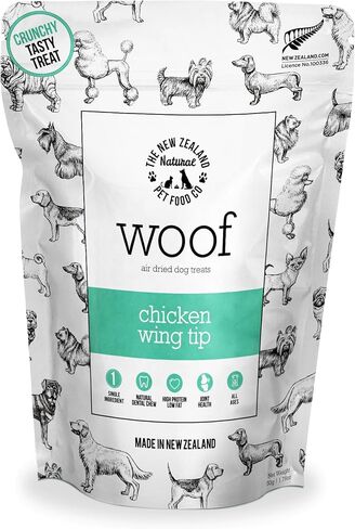 The New Zealand Natural Pet Food Co WOOF Freeze Dried Dog Treats - Lamb Green Tripe, High Protein, Large & Small Dog, Topper or Dog Treat - 1.4 oz in Saudi Arabia