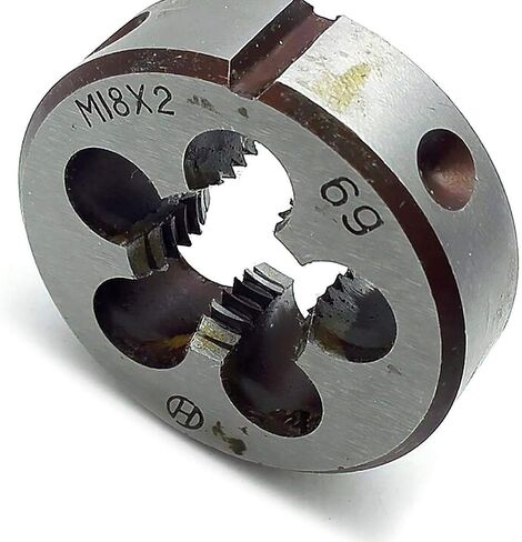 Yodaoke HSS M18 x 2mm Tap Tap and Plug Tap وM18 x 2mm Die متري الخيط اليد اليمنى in Saudi Arabia