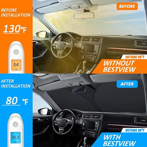 Bestview Roof Sunshade Sunroof Rear Window Sunshade for 2021-2023 Tesla Model S Accessories,Glass Sunroof Shade Window Insulation UV & Heat Protection, Upgraded Double-Layer Design Sun Shade Won't Sag in Saudi Arabia
