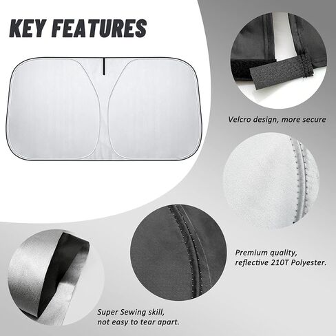 Bestview Roof Sunshade Sunroof Rear Window Sunshade for 2021-2023 Tesla Model S Accessories,Glass Sunroof Shade Window Insulation UV & Heat Protection, Upgraded Double-Layer Design Sun Shade Won't Sag in Saudi Arabia