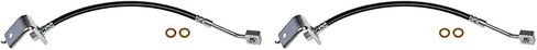 Dorman H620584 Brake Hydraulic Hose Compatible with Select Dodge / Mitsubishi / Ram Models, Black, 1 Count (Pack of 1) in Saudi Arabia