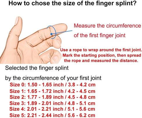 Thinvik [2 Piece Plastic Mallet Dip Finger Support Brace Splint Joint Protection Injury in Saudi Arabia