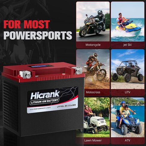 YT7B-BS Lithium 12V 4Ah 240CCA LiFePO4 Motorcycle Battery, Powersports Battery for Honda KTM Yamaha Harely, Lithium Ion Battery Fit ATV, UTV, Scooter, Motocross, Lawn Mower, Jet Ski, Motorboat in Saudi Arabia