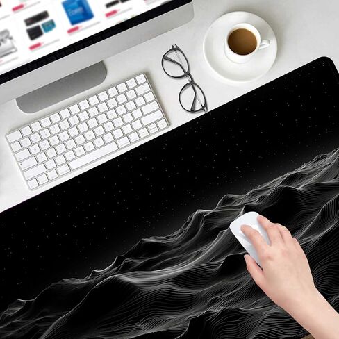Large Extended Mouse Pad with Superior Micro-Weave Cloth, Inspirational Quote Mouse Pads for Desk,Waterproof Non-Slip Rubber Base Mousepad Desk Mat for Office/Home/Desktop,Pink Mouse Pad for Women in Saudi Arabia