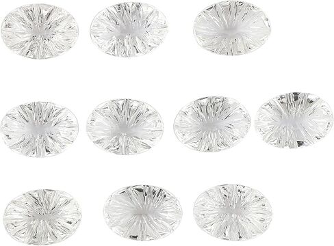 (1 Stone Pack, Brilliant cut, 8X6X4 mm) AURA GEMS Natural Swiss Blue Topaz Gemstone Oval Shape Healing Birthstone Crystals Wholesale Lot-Zodiac Gemstone-DIY Jewelry Making Bulk Gemstone Deal in Saudi Arabia