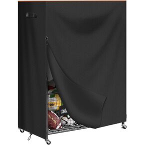 Garage Sports Equipment Organizer Cover,Waterproof 420D Oxford Protective Outdoor Indoor Sports Equipment Storage Rack Dust Cover 38"L x 18"W x 45"H (Only Cover)