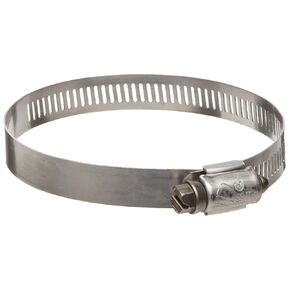 Ideal 67-5 Series Stainless Steel 201/301 Worm Gear Hose Clamp, 3" Clamp ID, 5" Clamp OD, 1/2" Band Width, Pack Of 10