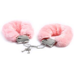 Wrist Ankle O Ring Double Lock Hand-Cuffs Stainless Steel Ankle Handcuffs Soft Bracelet O Ring Heavy Duty Tactical Steel Metal Hand Cuffs for Women Men Gift(Hand width≤ 6.2cm)