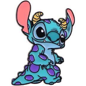 دبوس Ivy & Clover Boutique Cartoon Entertainment Trading Pin Fantasy Pin Collection Hello Kitty x Monster Inc Mashup باللون الأزرق in Kuwait