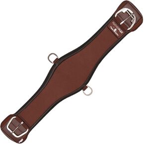 Classic Equine Featherflex Roper Cinch, Brown, 28-inch