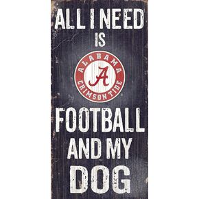 Fan Creations C0640 University of Alabama Football and My Dog Sign