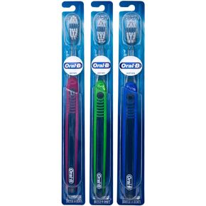 Oral-B Indicator Flat Trim Toothbrush, 30 Soft (Colors Vary) -Pack of 6