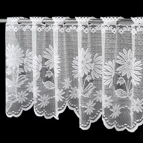 Molaxhome Butterfly Valance Curtains 63x12in Window Treatment for Home Kitchen Cafe Bedding Living Dinning Bath Room Door Balcony Decor