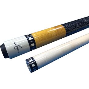 Meucci SB1-N Handcrafted Billiards Pool Cue Stick - Natural Stain + Hard CASE