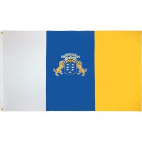 AZ FLAG - Community Of Madrid Flag - 3x5 Ft - 100D Polyester Spanish Region Of Comunidad De Madrid Banner with Two Metal Grommets - Fade Resistant - Vivid Colors - 3' x 5' Feet - 150x90 Cm
