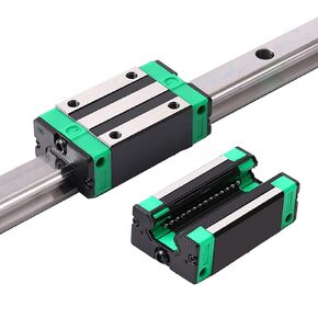 Square Linear Guideway Rail HGH15-59.06 inch / 1500mm +2Pcs HGH15 - CA Square Type Bearing Carriage Slider Block, Linear Motion Rail Rod Set Kit for CNC Machine and DIY Project