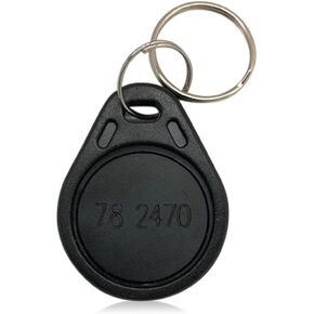 10 – 26 Bit H10301 125 KHz Proximity Thin Black Fobs Wiegand T5577 chip. Compatible with 1386 1326 7610 1586 1391 and 1346. Works with Nearly All Access Control Systems. Free tech Support.