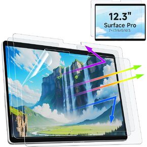 Magnetic Privacy Screen Protector for Surface Pro 9/8/X -13 Inch Anti Glare Filter, Anti Blue Light Film, Removable Shield Microsoft Surface Pro 9 Accessories, Reusable Cover Matte Bubble Free Guard