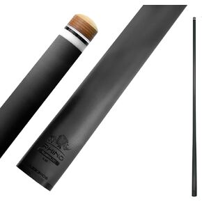 RHINO - 30" / TUBOLOC Carbon Pool Cue Single Shaft, Tip 11.8mm,12.2mm,12.4mm,12.5mm,12.6mm,12.7mm,12.8mm,12.9mm,10.5mm Low Deflection Technology, Ultra-smooth, easy to control, pro taper