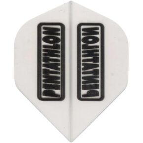 US Darts 3 Sets (9 Flights) Pentathlon Standard Clear Dart Flights - 100 Micron, Ex-Tough