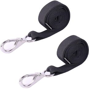 Adjustable Bimini Top Straps,Boat Awning Webbing Straps with Stainless Stee Heavy Duty Snap Loops,Bimini Top Hardware,Marine Nylon Top Straps Adjustable, Boat Awning Hardware 2PCS