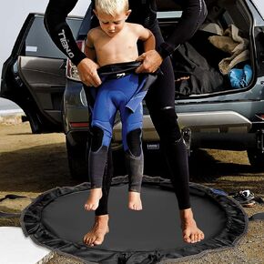 Wetsuit Changing Mat-Wet Clothes Change Bag with Handle and Drawstring-Waterproof Dry Bag Suited for Swimmers,Boaters,Surfing,Camping