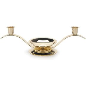 Darice Gold Anniversar Victoria Lynn, 12.75" x 4" – Unity Center with Two Taper Candle Holders – Add an Elegant Touch to Wedding Ceremony or Anniversary Party-Makes a Keepsa