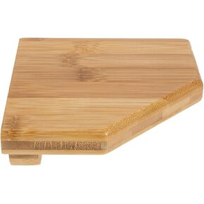 DECHOUS Small Corner Shelf Wall Mount, 5.5 Inch Wood Corner Floating Shelf, Rustic Solid Wood Corner Shelf Wall Floating Corner Shelf Display Shelf for Living Room Bathroom Kitchen