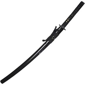 Kamaiwo-1045/1060 Handmade Hand Forged Authentic，Japanese Katana Samurai Swords are a Unique Gift for Men - Full Tang High Carbon Steel Makes a Memorable for Martial Arts Collectors, Black