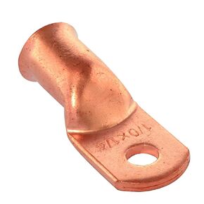 Conext Link 5pcs 1/0 AWG 1/4" Copper Wire Ring Terminal Crimp Battery Welding Cable Lug Connectors （18369）